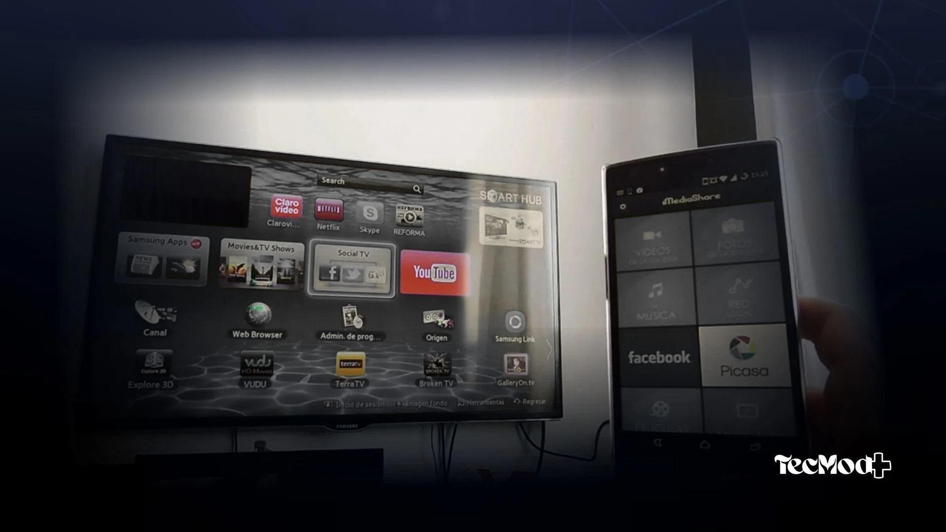 Ilustração mostrando o Android rodando em celular, smartwatch, smart TV e carro conectado, destacando a versatilidade do sistema.