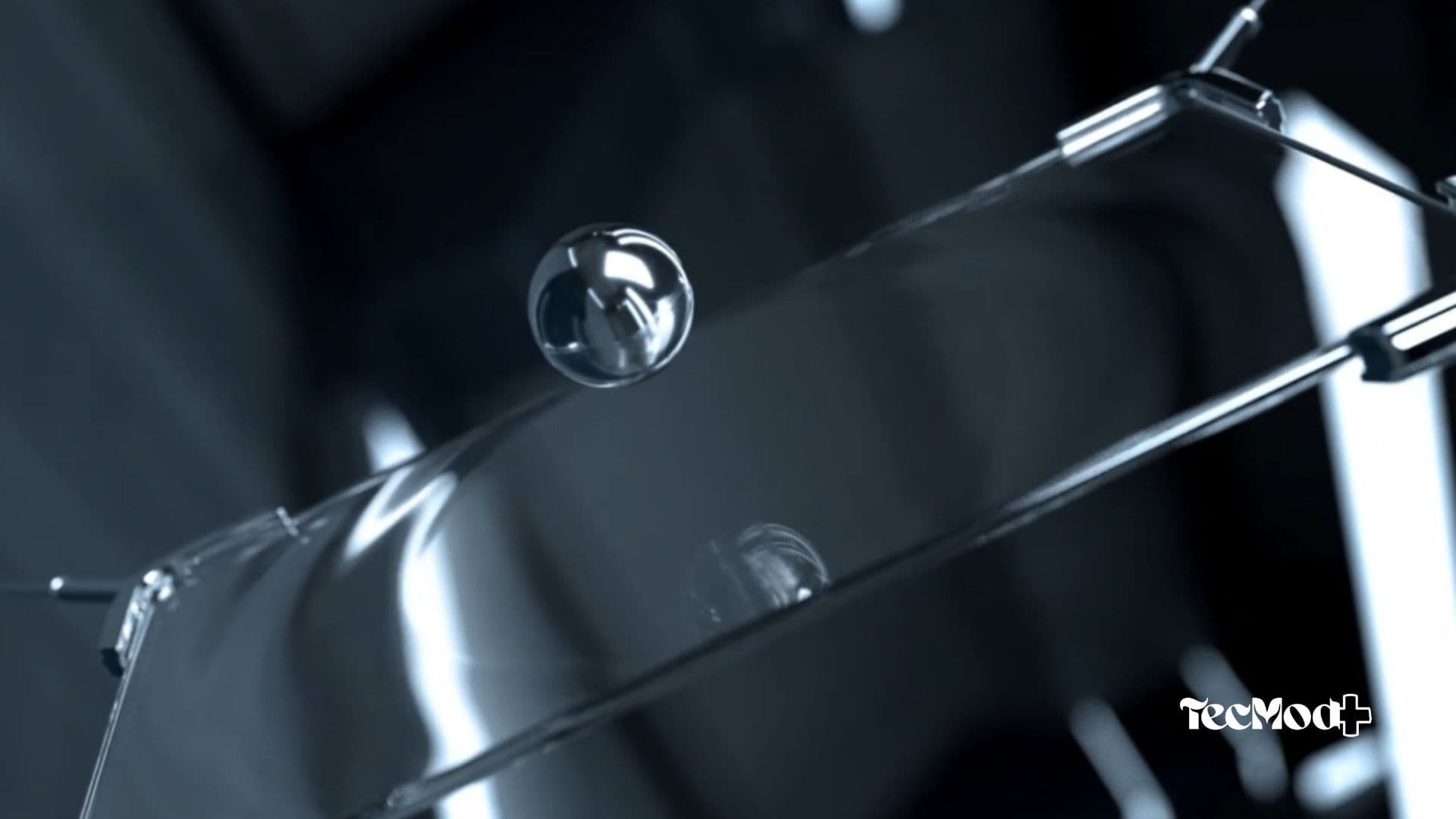 Ambiente industrial ou laboratório tecnológico representando a produção do vidro.