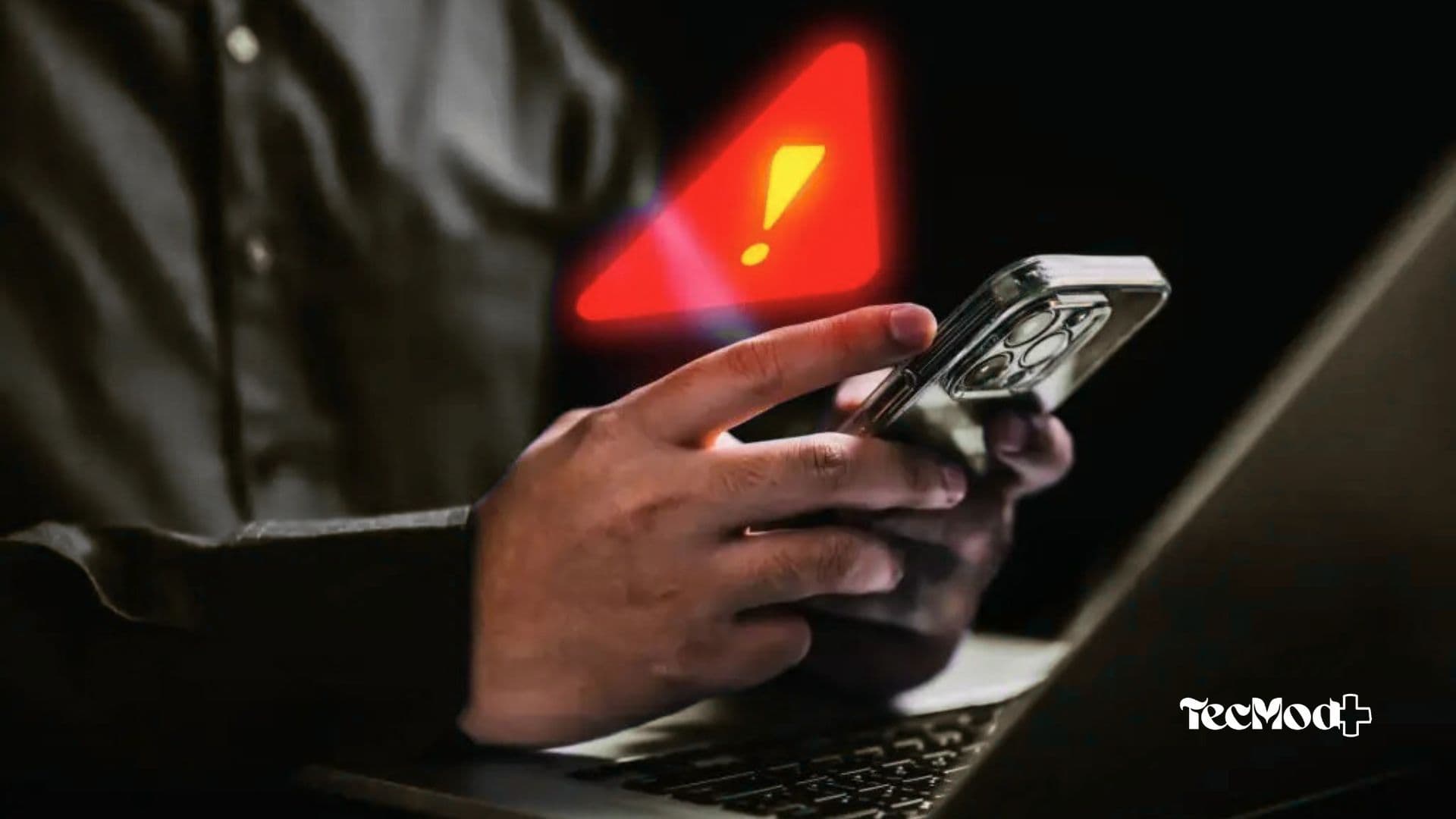 Representação de golpes digitais usando e-mails falsos e mensagens fraudulentas.