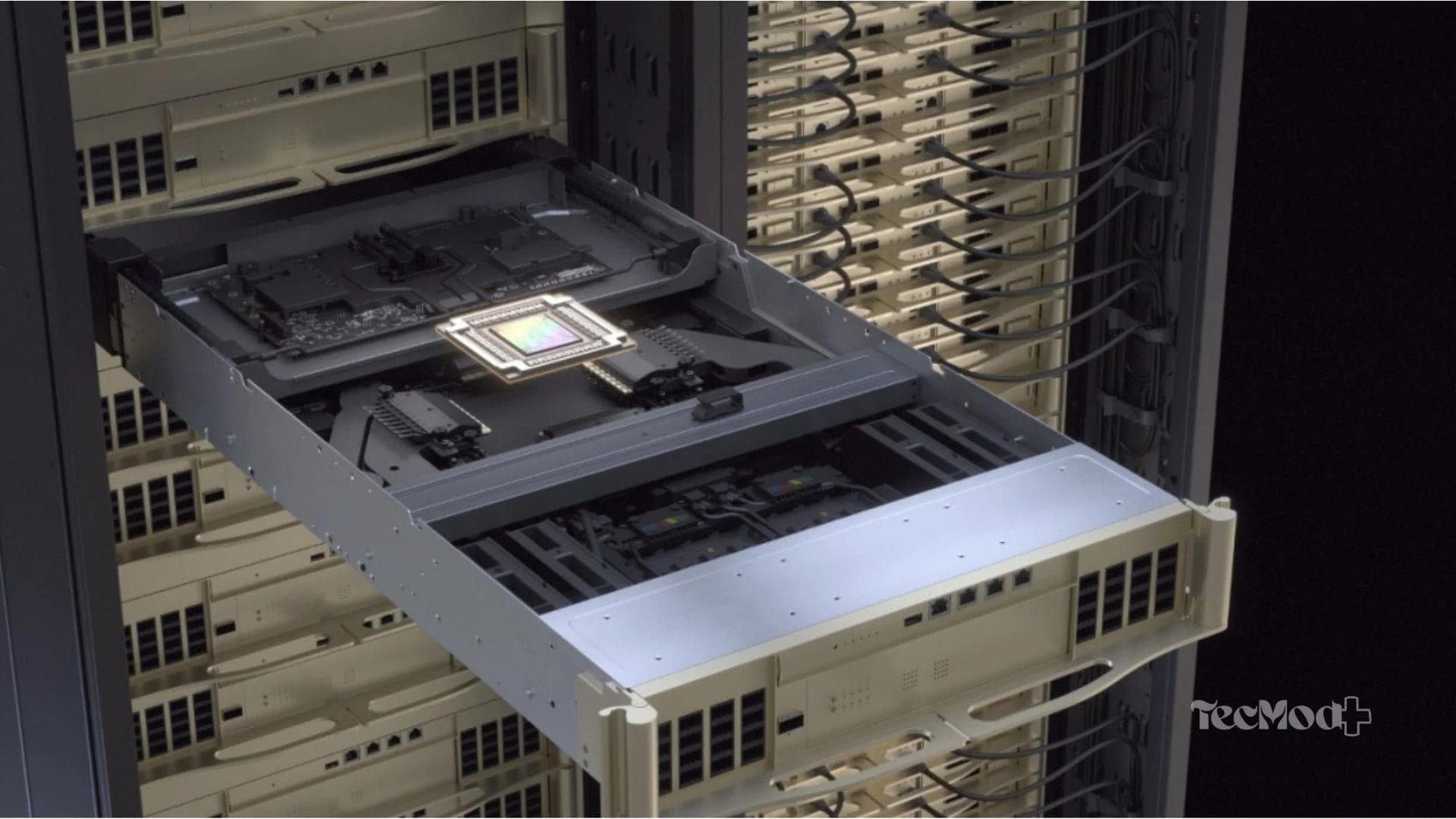 GPUs da Nvidia em data centers impulsionando inteligência artificial em escala global