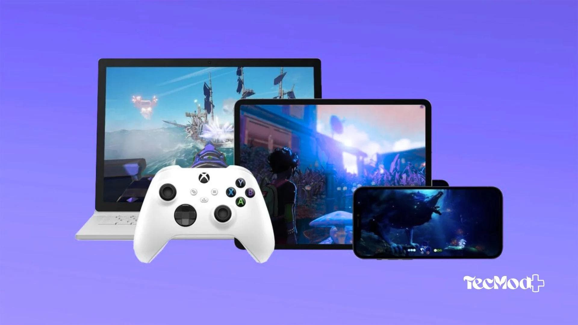 Dispositivos eletrônicos com diferentes tipos de hardware, como celular, notebook e videogame.