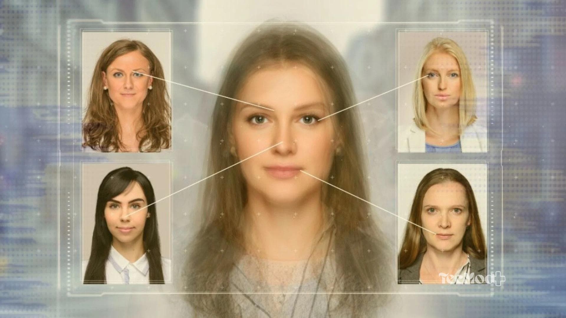 Diferenças entre rosto real e deepfake gerado por inteligência artificial